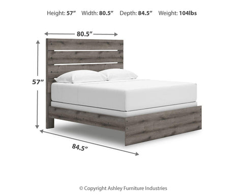 Graystorm Panel Bed, Dresser and Nightstand
