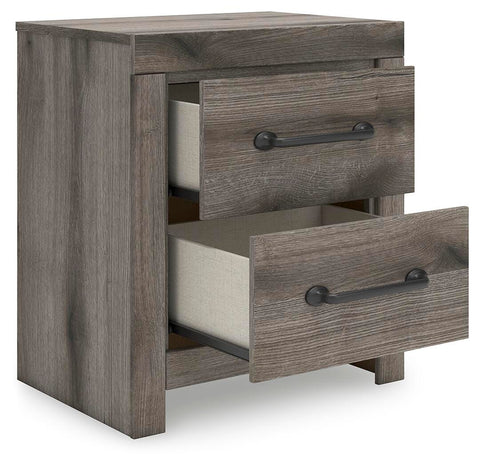 Graystorm Panel Bed, Dresser and Nightstand