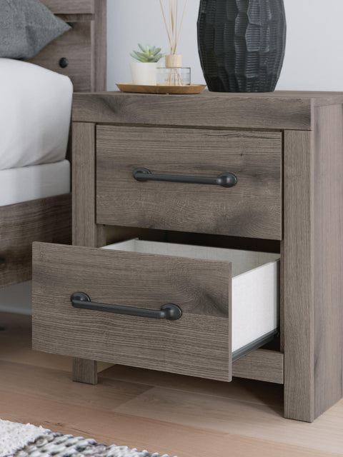 Graystorm Panel Bed, Dresser and Nightstand