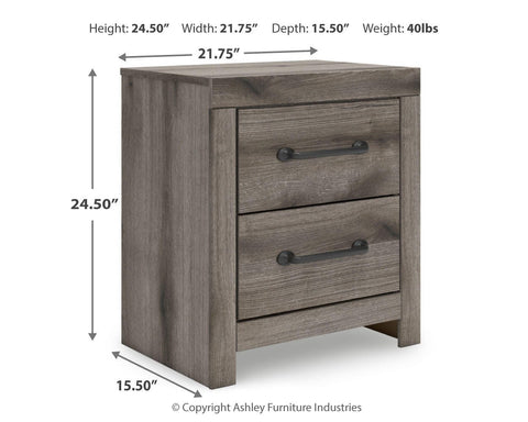 Graystorm Panel Bed, Dresser and Nightstand