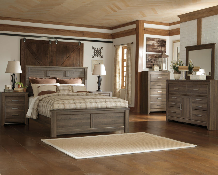 Juararo Panel Bed with Dresser