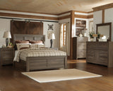 Everton Panel Bed with Dresser
