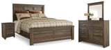 Everton Panel Bed, Dresser, Mirror and Nightstand