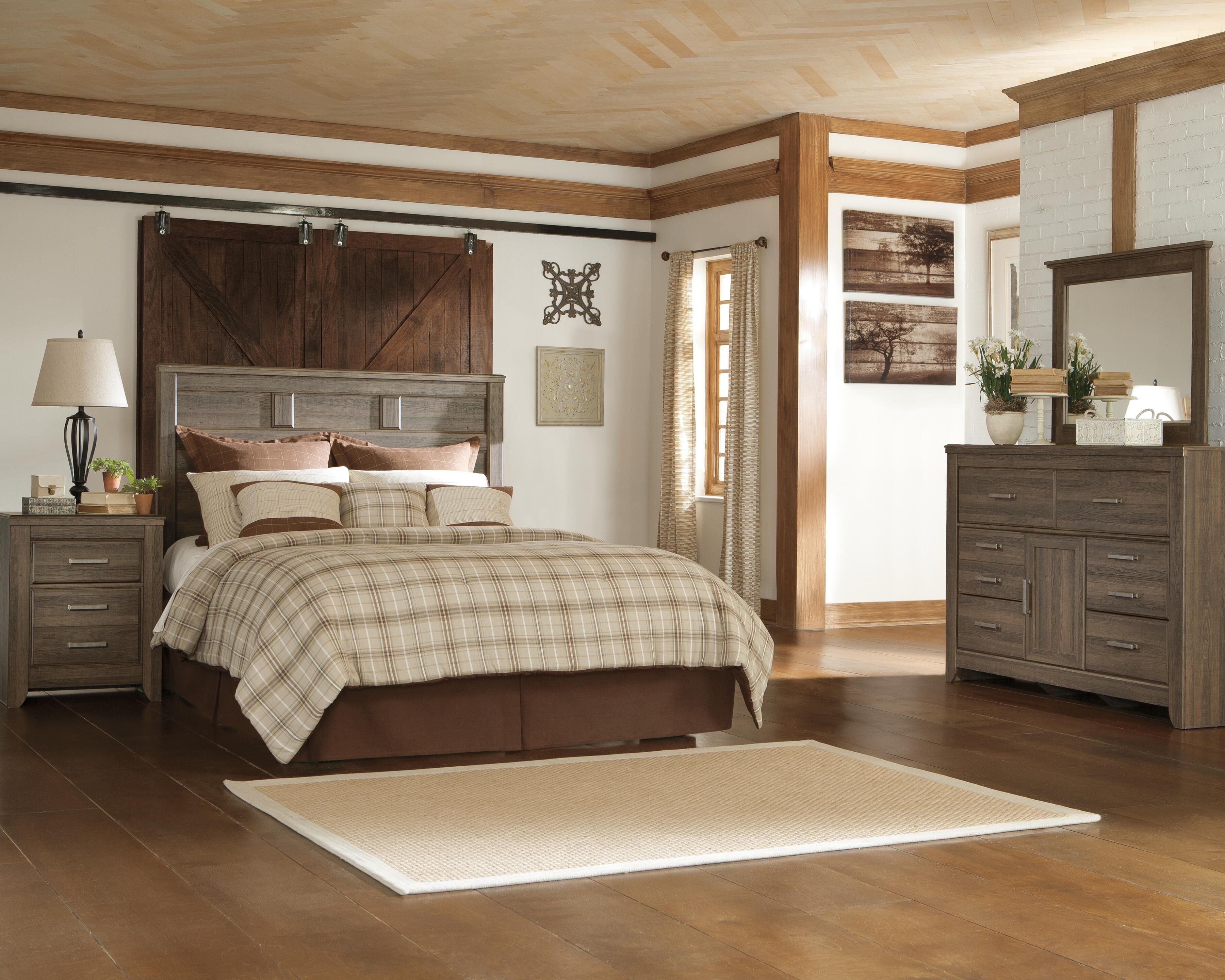Juararo Panel Bed with Dresser