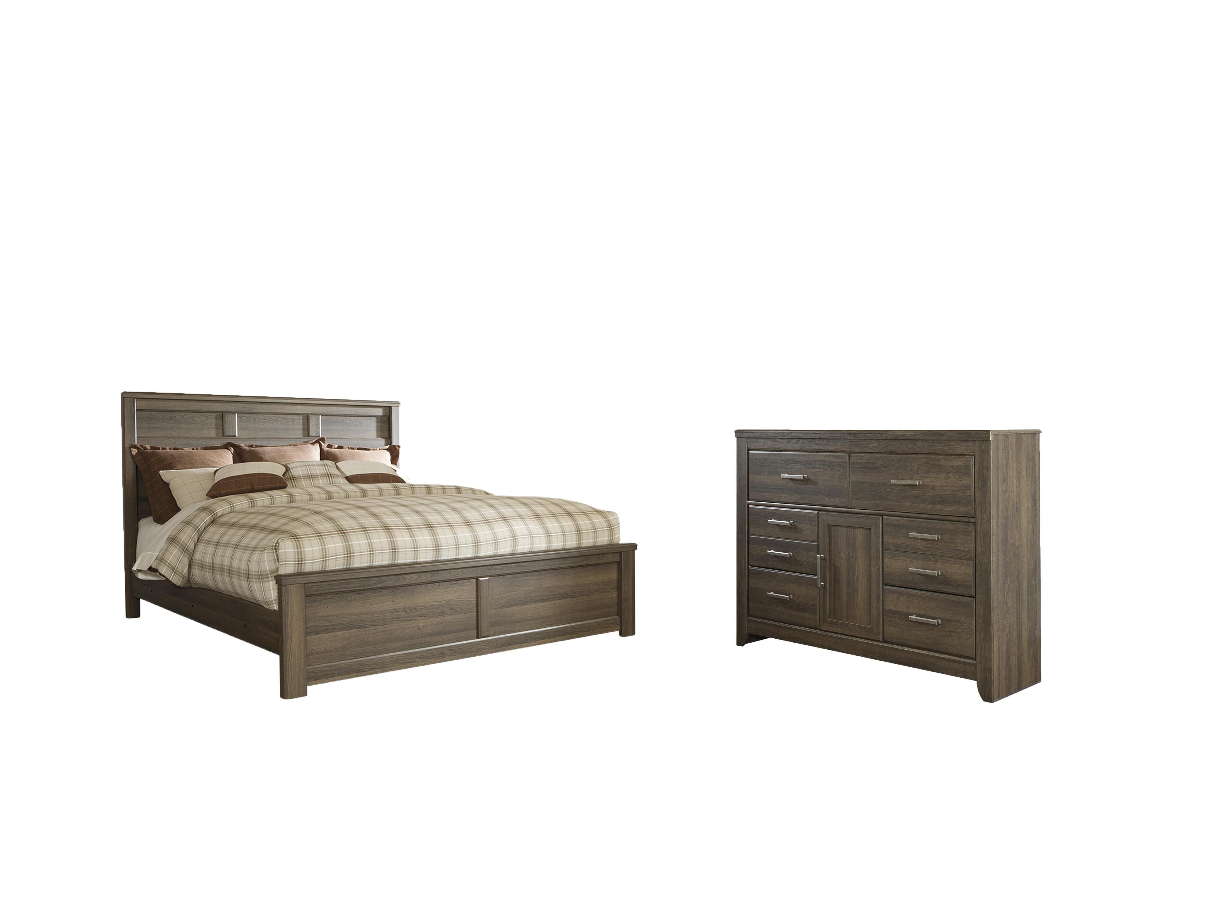 Juararo Panel Bed with Dresser