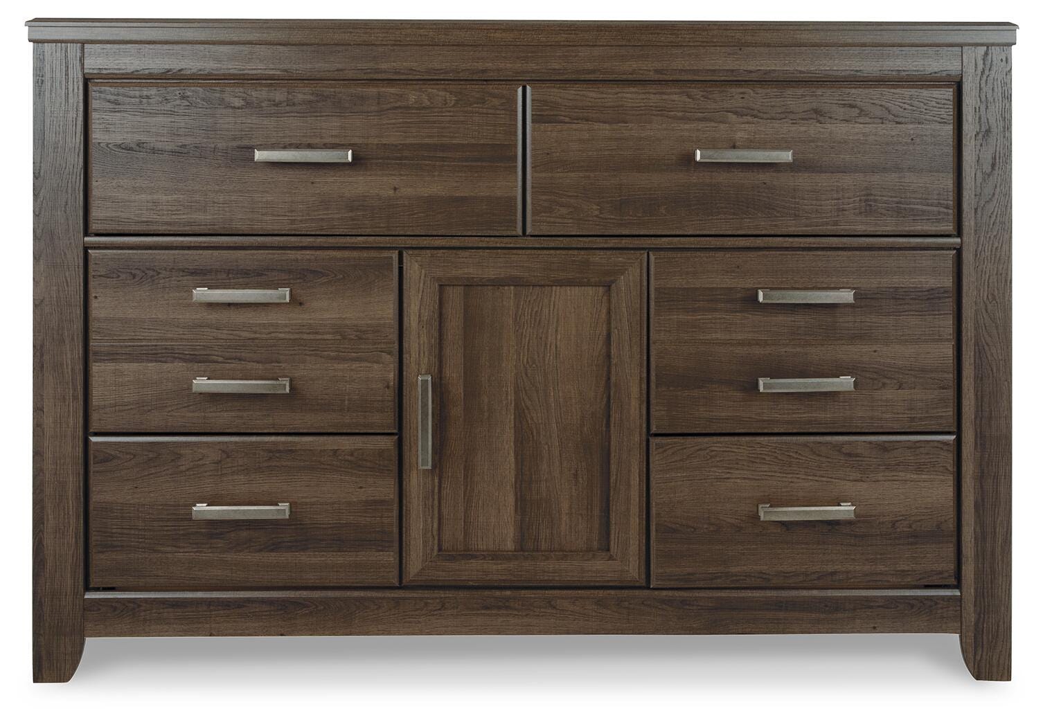 Juararo Panel Bed, Dresser, Chest and 2 Nightstands