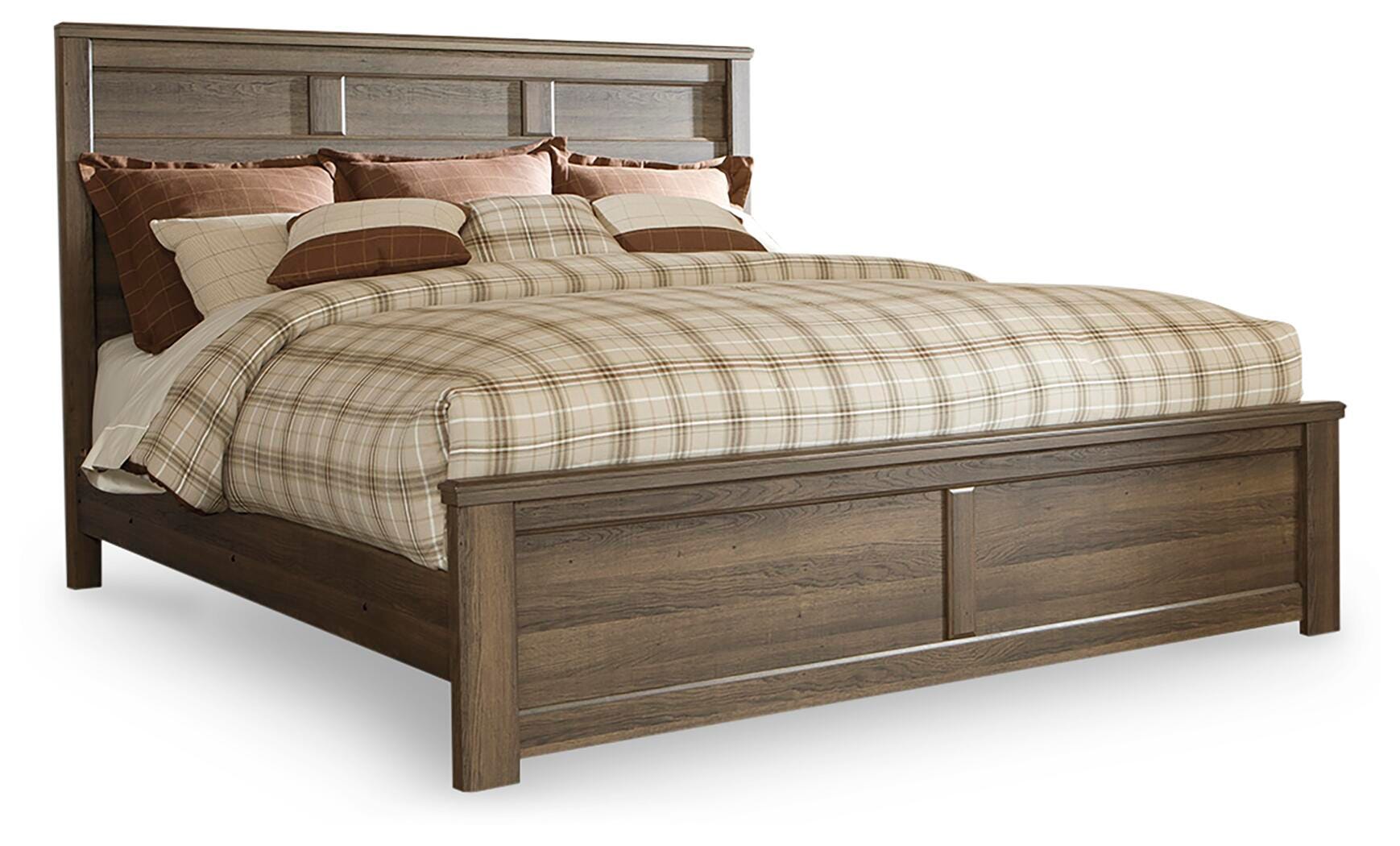 Juararo Panel Bed, Dresser, Chest and 2 Nightstands