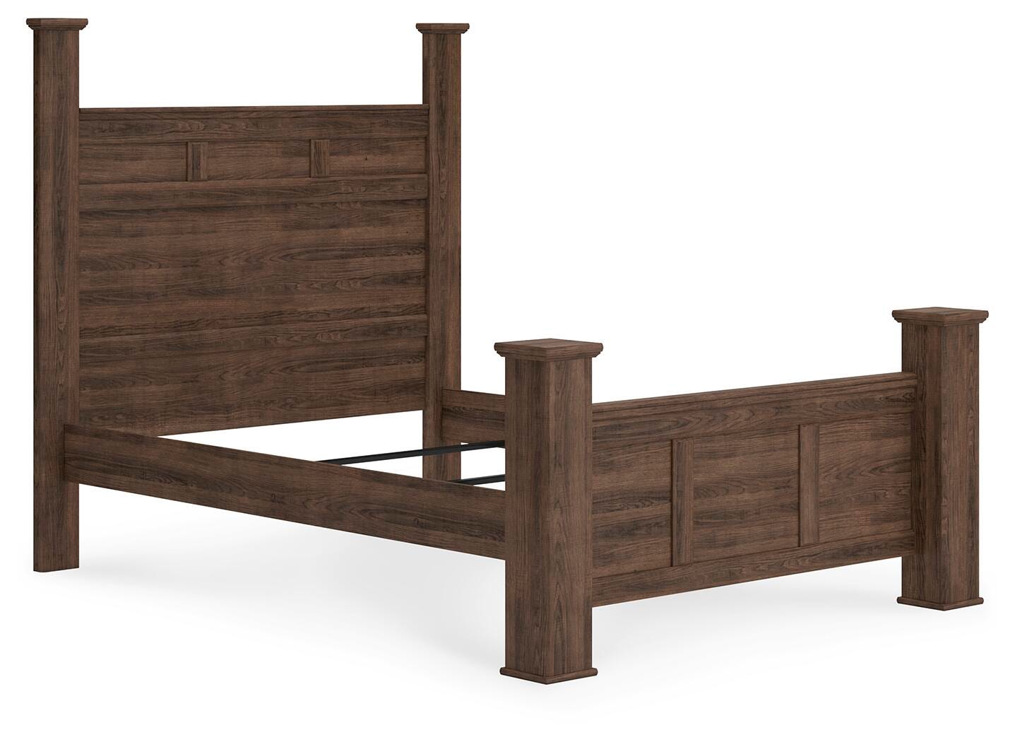 Juararo Poster Bed, 2 Dressers, Mirror and 2 Nightstands