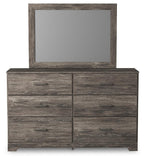 Ralinksi Panel Bed with Mirrored Dresser and Chest