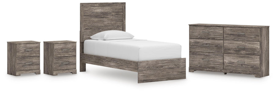Ralinksi Panel Bed, Dresser and 2 Nightstands