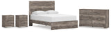 Whitlock Panel Bed, Dresser and 2 Nightstands
