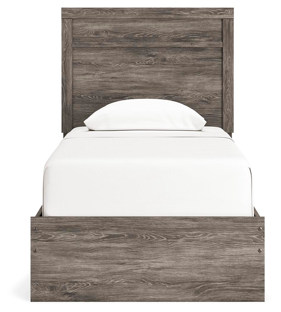 Ralinksi Panel Bed with Mirrored Dresser, Chest and 2 Nightstands