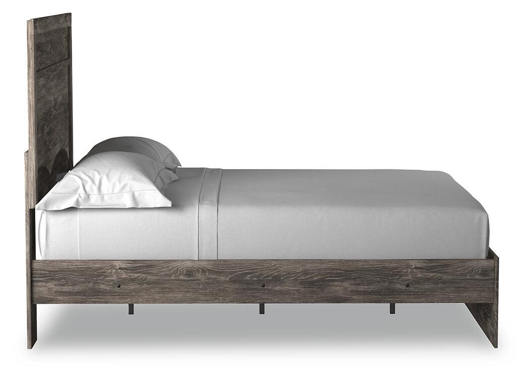 Ralinksi Panel Bed and 2 Nightstands