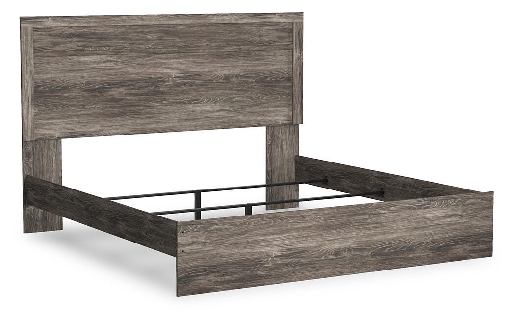 Ralinksi Panel Bed and 2 Nightstands
