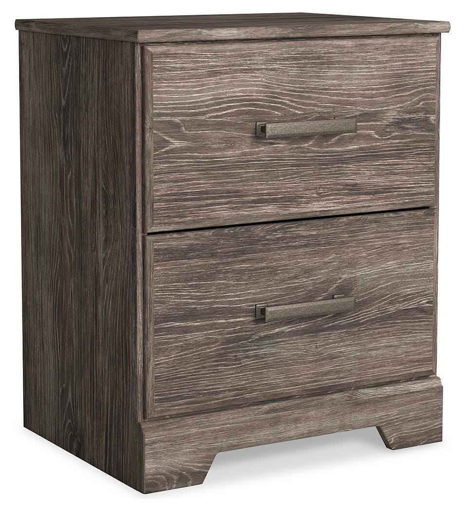 Ralinksi Panel Bed and 2 Nightstands