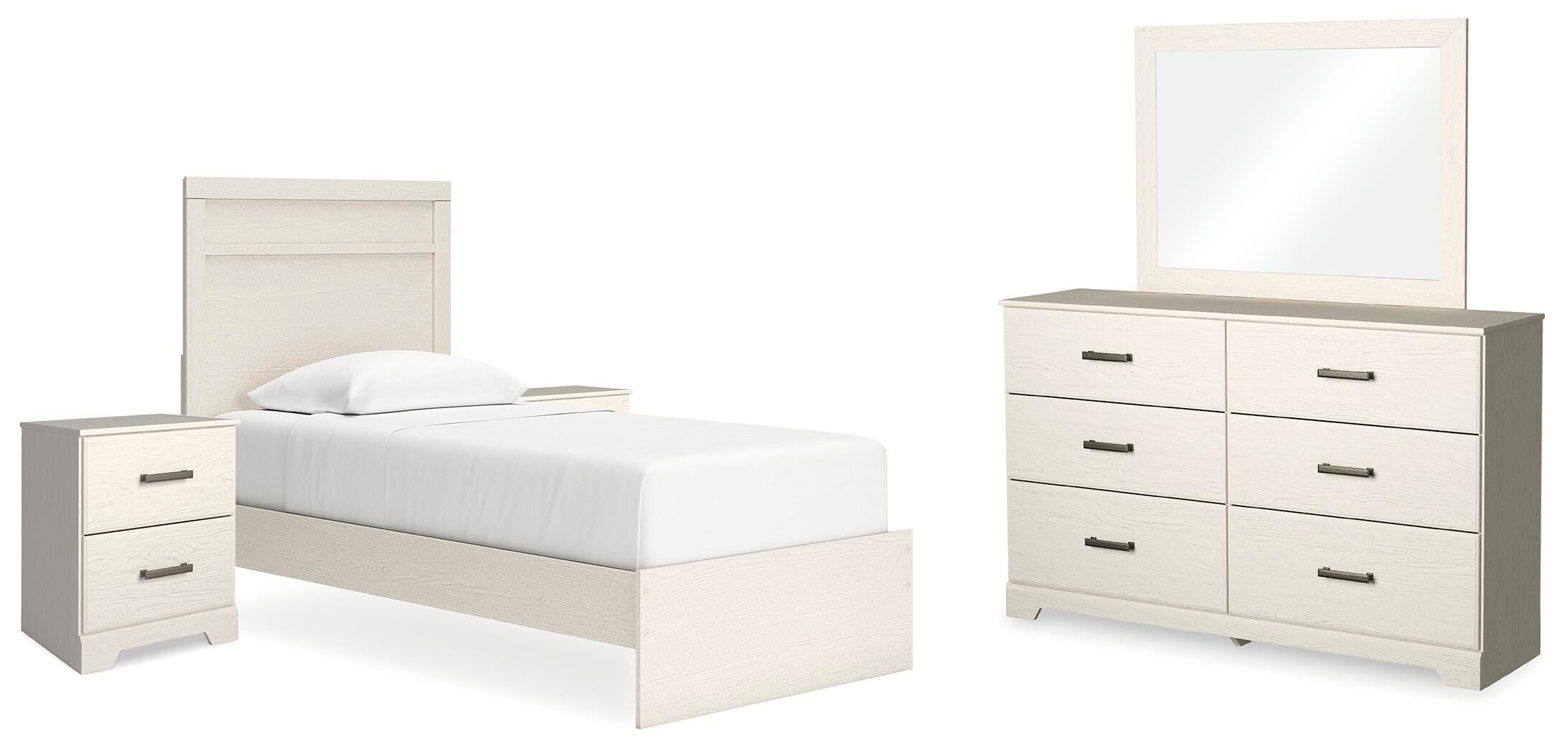 Wexley Panel Bed, Dresser, Mirror and 2 Nightstands