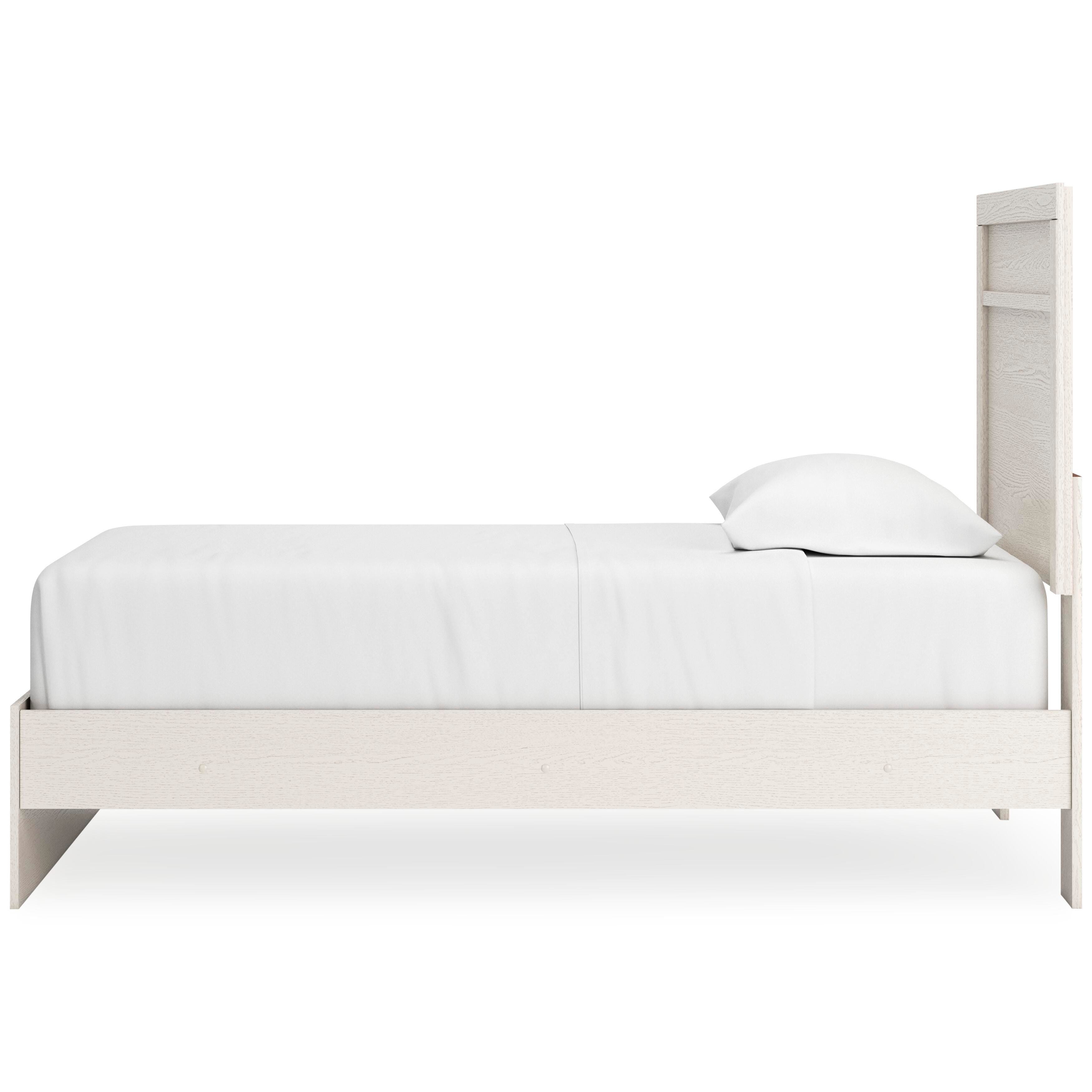 Wexley Panel Bed with Mirrored Dresser