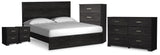 Rosendale Panel Bed, Dresser, Chest and 2 Nightstands
