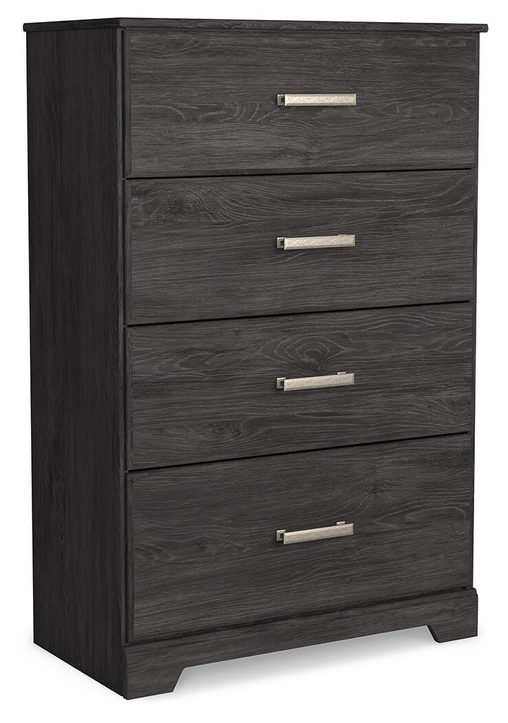 Rosendale Panel Bed, Dresser, Mirror, Chest and 2 Nightstands