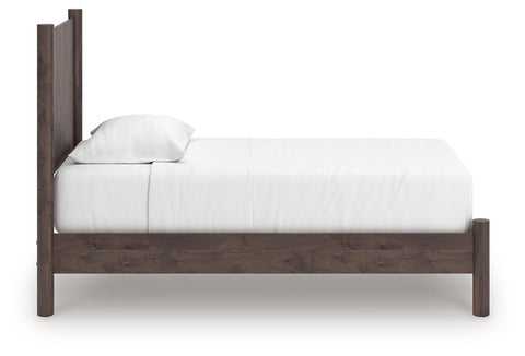 Pamytta Panel Platform Bed, Dresser, Mirror and Nightstand