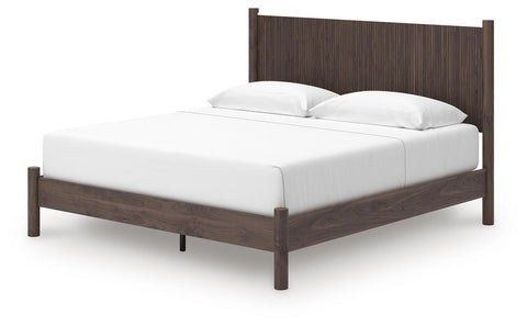 Pamytta Panel Platform Bed and Dresser