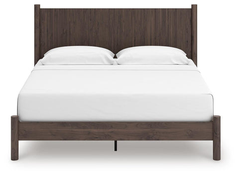Pamytta Panel Platform Bed, Dresser, Mirror and Chest