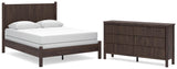 Pamytta Panel Bed and Dresser