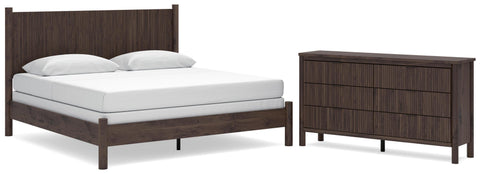 Pamytta Panel Bed and Dresser