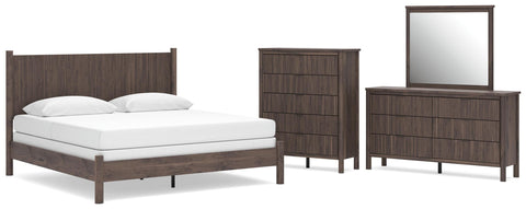 Pamytta Panel Bed, Dresser, Mirror and Chest