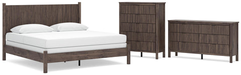 Pamytta Panel Bed, Dresser and Chest
