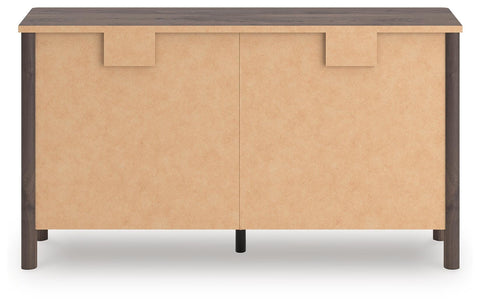 Pamytta Upholstered Panel Platform Bed, Dresser and Chest