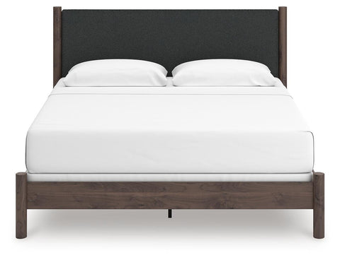 Pamytta Upholstered Panel Bed and Dresser