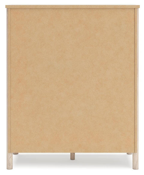 Cadmori Upholstered Panel Bed, Dresser, Mirror, Chest and 2 Nightstands
