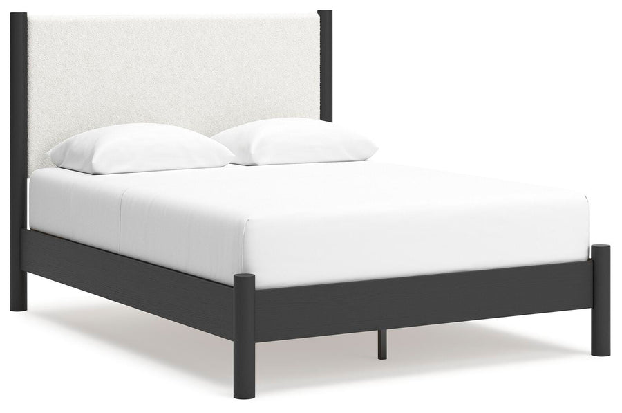 Cadmori Upholstered Panel Bed