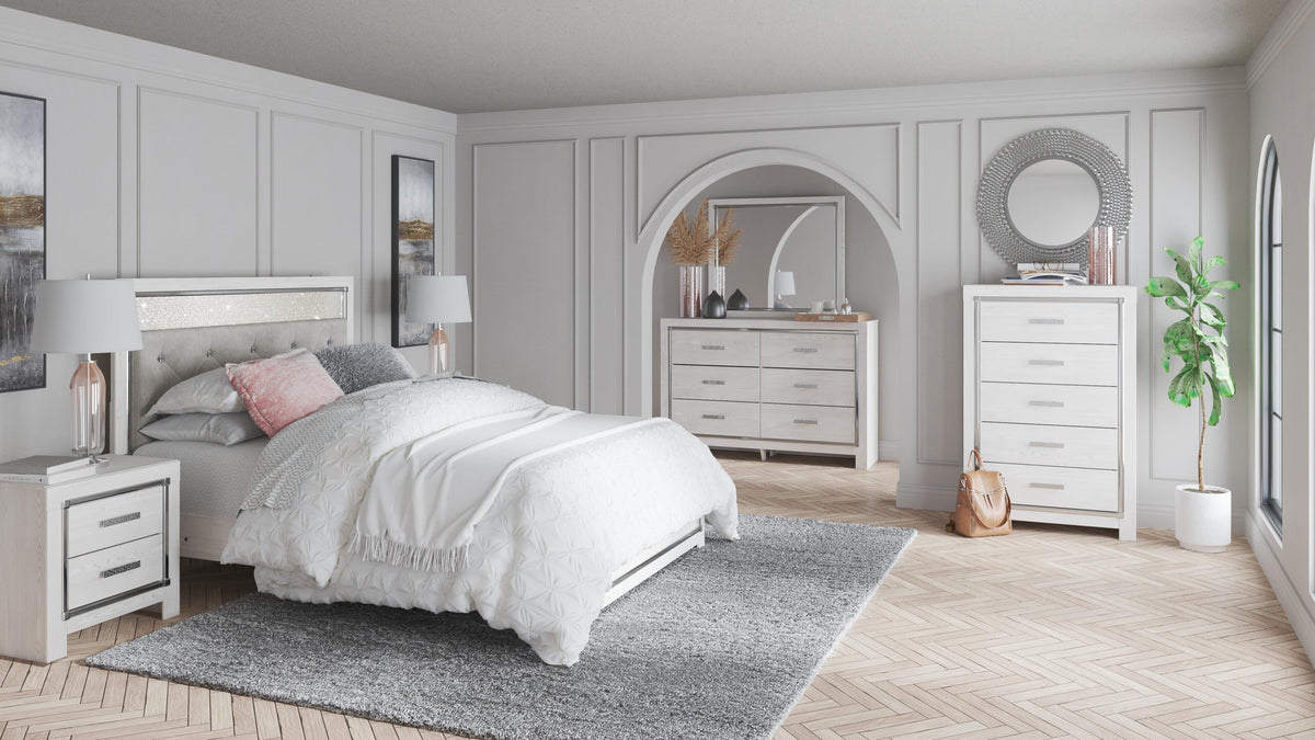Altyra Panel Bed, Dresser and Mirror