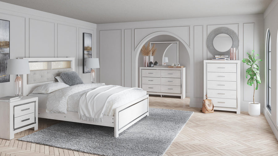 Altyra Panel Bookcase Bed, Dresser and Mirror