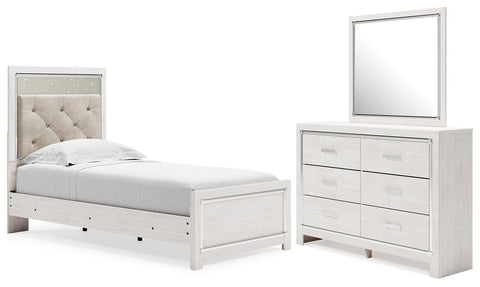 Altyra Panel Bed, Dresser and Mirror