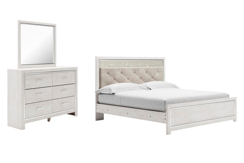 Altyra Panel Bed, Dresser and Mirror