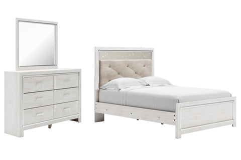 Altyra Panel Bed, Dresser and Mirror