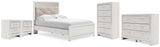 Altyra Panel Bed, Dresser, Chest and 2 Nightstands