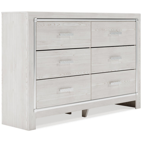 Altyra Panel Headboard with Dresser