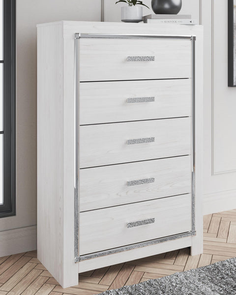 Altyra Storage Bed, Dresser, Mirror, Chest and Nightstand