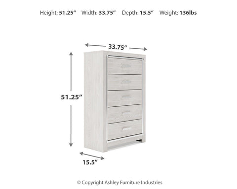 Altyra Storage Bed, Dresser, Mirror, Chest and Nightstand