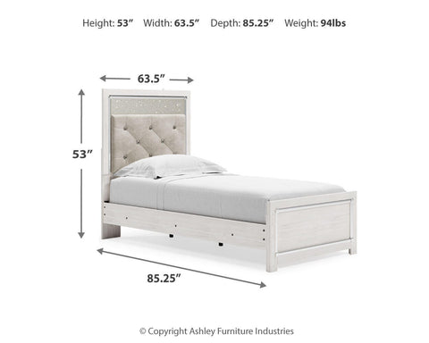 Altyra Panel Bed, Dresser and Mirror
