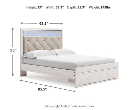 Altyra Storage Bed, Dresser, Mirror, Chest and Nightstand