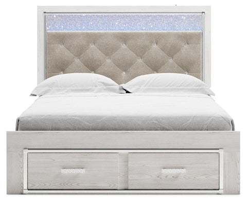 Altyra Storage Bed, Dresser Mirror, Chest and 2 Nightstands