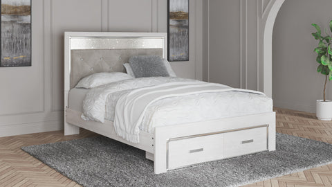 Altyra Storage Bed, Dresser Mirror, Chest and 2 Nightstands