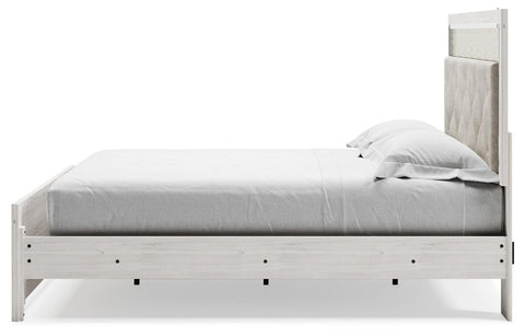Altyra Upholstered Panel Bed, Dresser, Mirror, and Nightstand