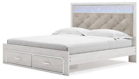 Altyra Storage Bed, Dresser Mirror, Chest and 2 Nightstands