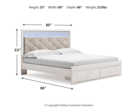Altyra Storage Bed, Dresser, Mirror, Chest and Nightstand